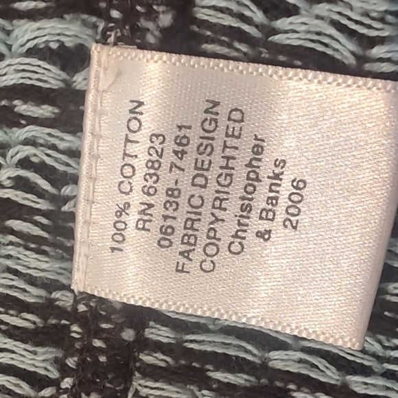 Christopher and Banks cotton sweater - Picture 6 of 6